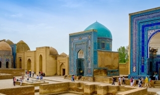 Le affascinanti costruzioni di Shan-i-Zinda, necropoli di Samarcanda