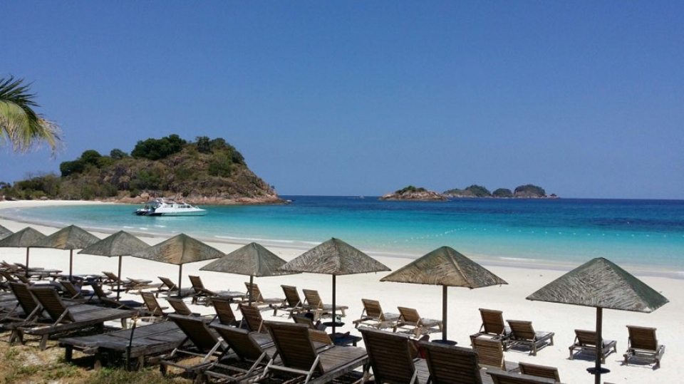 Spiaggia in Malesia