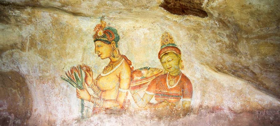 Le pitture rupestri di Sigiriya