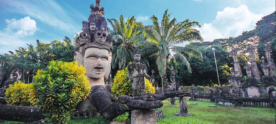 Panorama memorabile immortalato nelle località del Laos