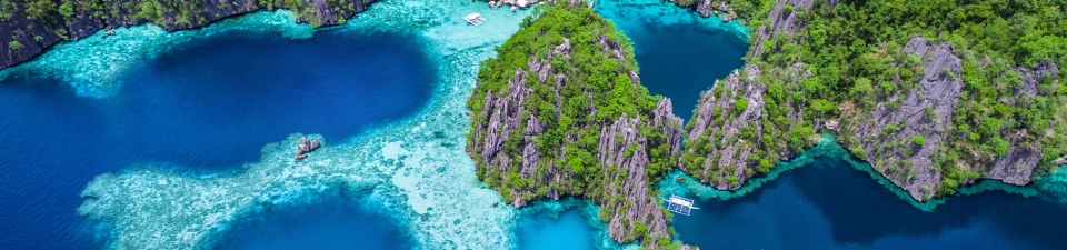 Scogliere delle Filippine fotografate durante il viaggio di gruppo in Asia