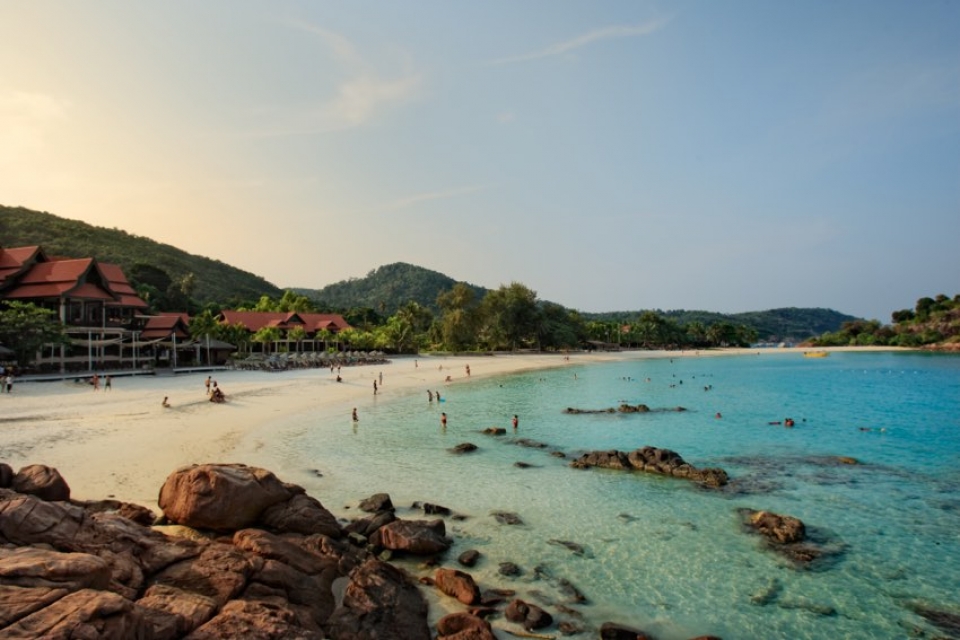 Spiaggia e soggiorno mare immortalato durante il viaggio mare in Malesia