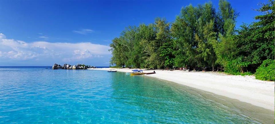 Foto del mare malesiano durante il viaggio tra Malesia e Singapore di agosto