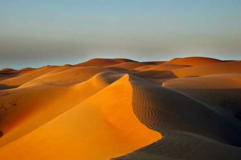 Il deserto è una delle attrazioni dell'Oman