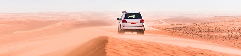 foto dalla escursione natura da Muscat in Oman del deserto in fuoristrada
