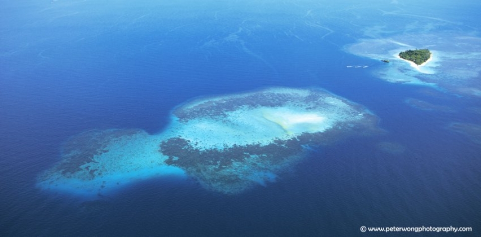 Isola del soggiorno mare della Malesia fotografato durante la vacanza nella penisola malese