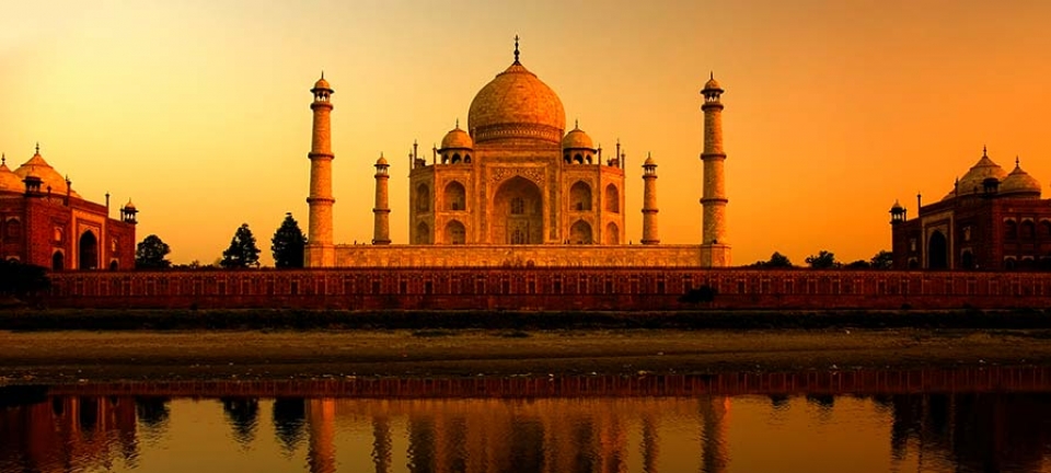 Foto del Taj Mahal durante il viaggio in India di 6 giorni