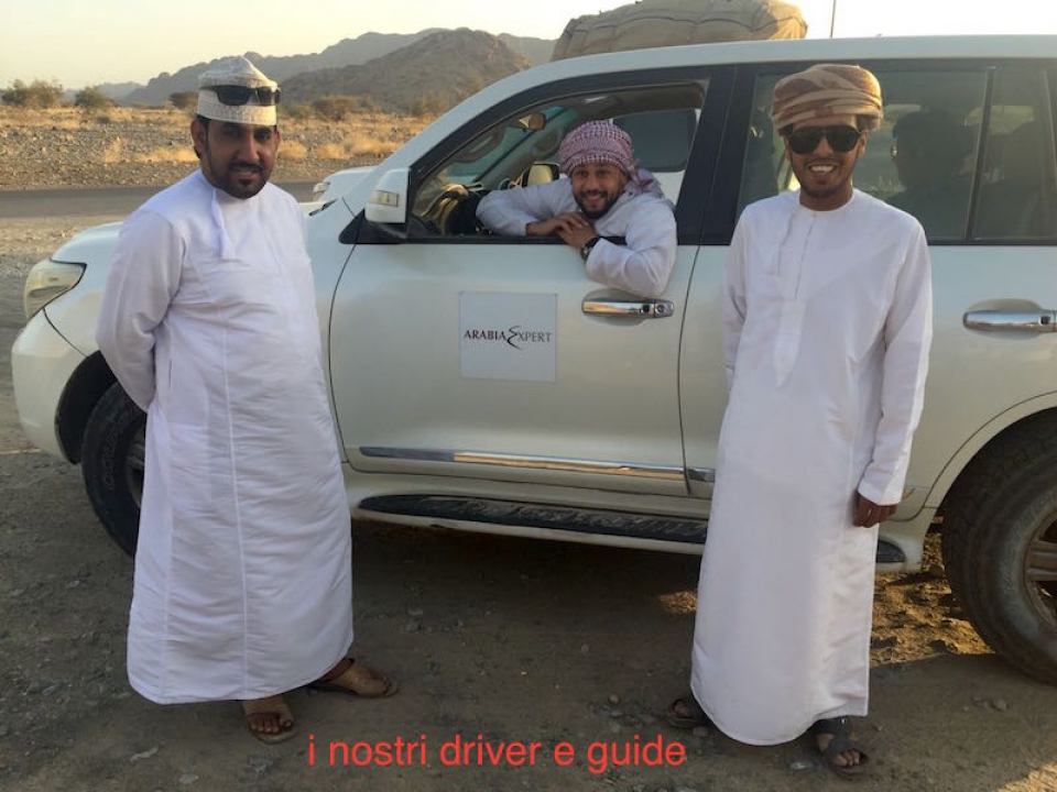 Guide fuoristrada dei nostri viaggi avventura Oman