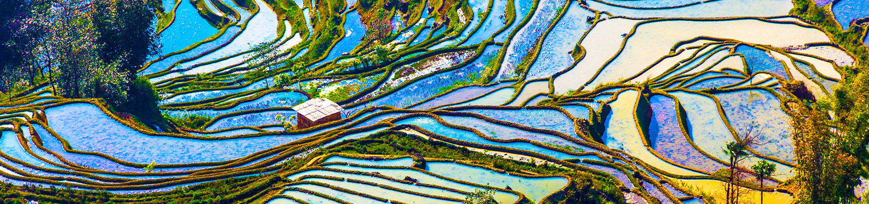 Paesaggio dello Yunnan fotografato durante il tour Meraviglie dello Yunnan