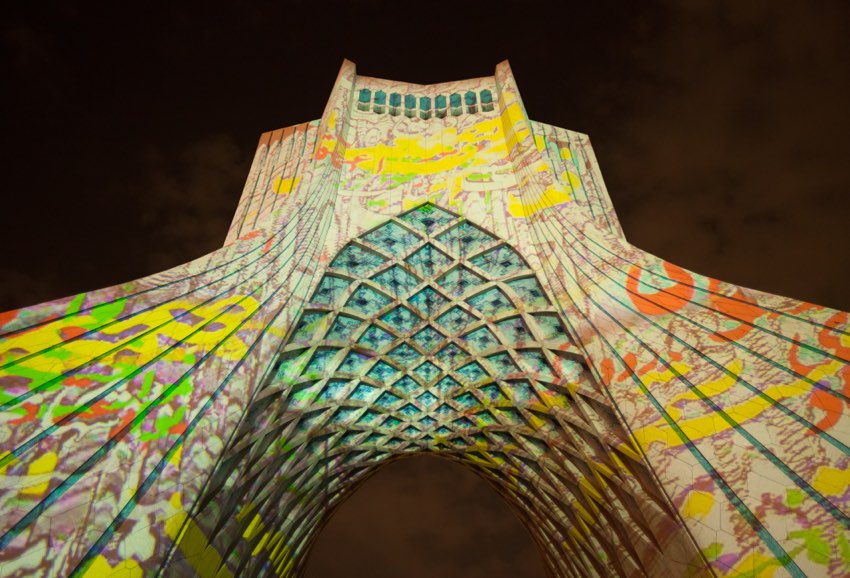 Bazar dell'Iran immortalato durante un viaggio nel paese