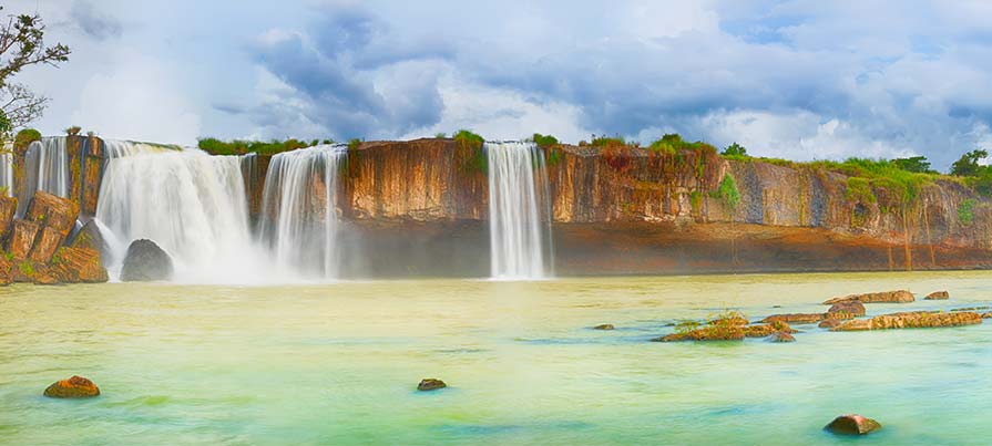 Cascate in Vietnam fotografate durante il viaggio