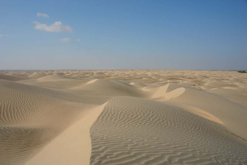 Paesaggio desertico dell'Oman