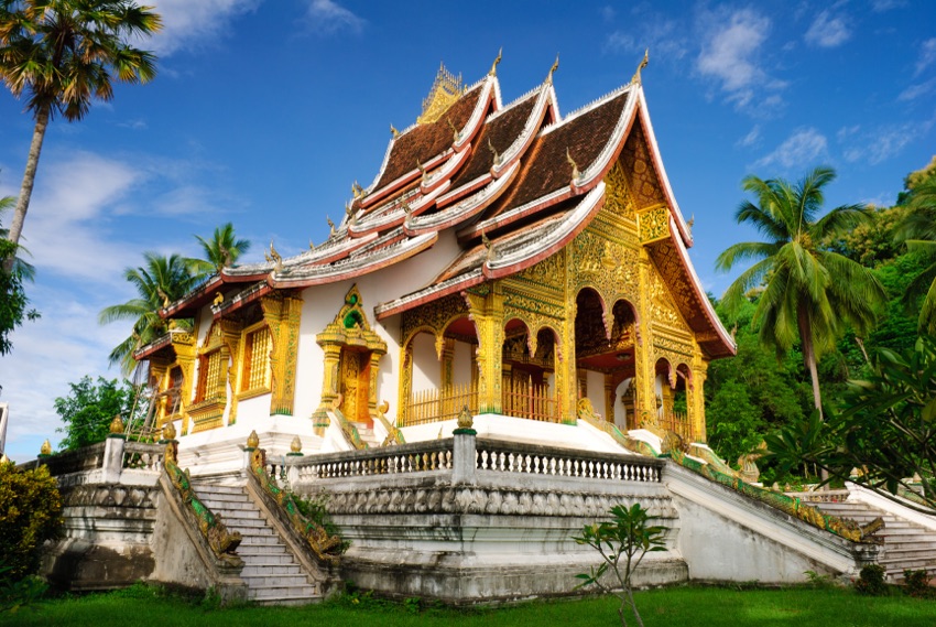 Tempio immortalato durante il tour privato del Laos