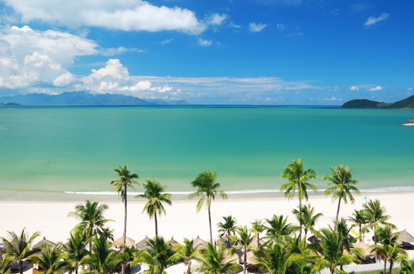 Spiaggia fotografata durante il tour classico in Vietnam