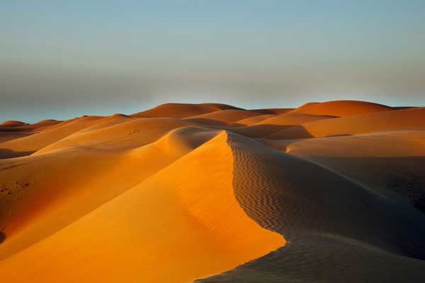 Deserto fotografato durante l'itinerario di Fantastico Oman