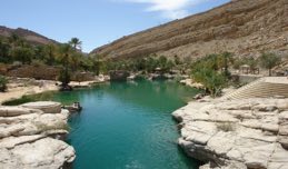 Oasi nel deserto dell'Oman immortalato durante il tour Discovery Oman