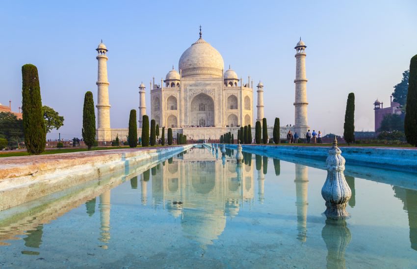 Taj Mahal immortalato durante un viaggio in India organizzato da Originaltour