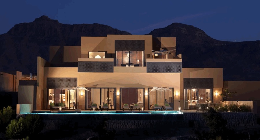 Resort di lusso Oman Anantara Jabal Akhdar