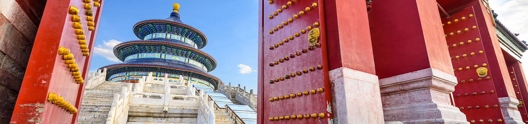 Tempio cinese fotografato durante il tour Meraviglie della Cina