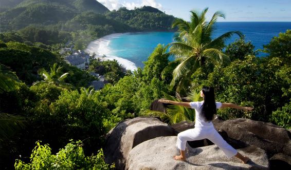 Costa immortalata nel periodo migliore per andare alle Seychelles