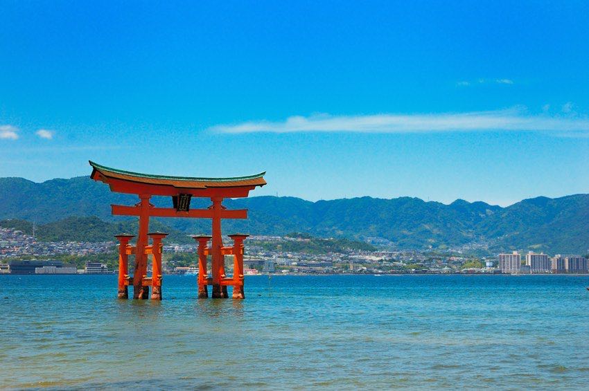 Foto scattata all'isola di Miyajima per cui conviene allungare quanti giorni visitare il Giappone