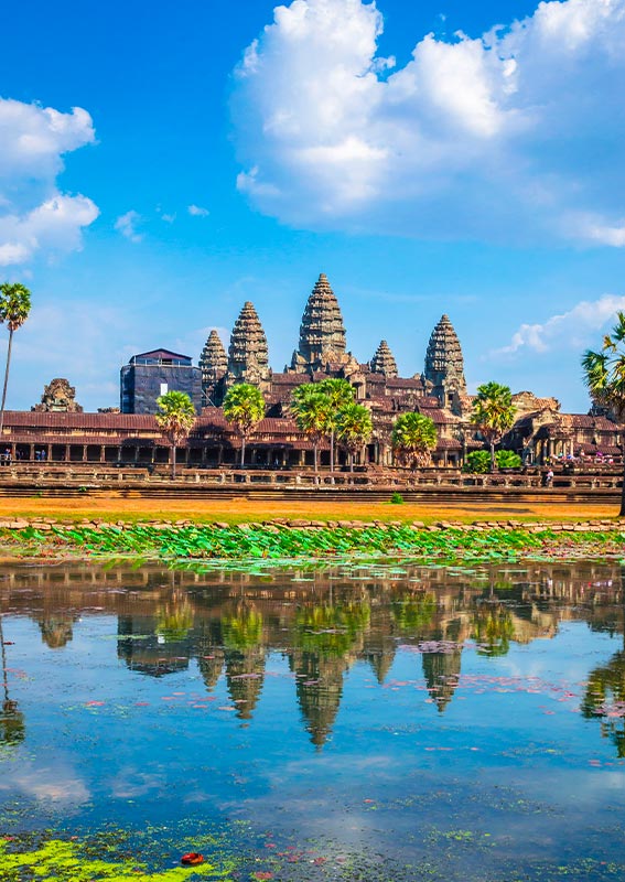 Struttura visibile in Cambogia durante il Gran Tour combinato tra Vietnam, Laos, Cambogia